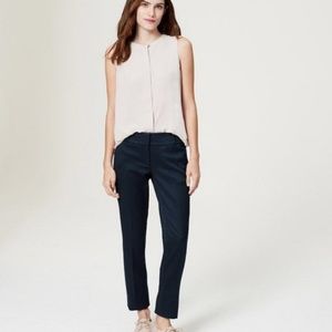 LOFT Marisa skinny ankle fit diamond jacquard trou